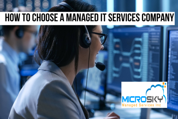 How to Choose a Managed IT Services Company