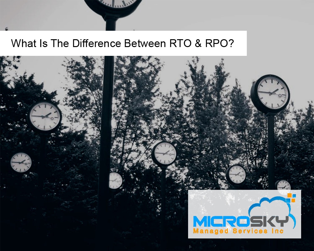 What Is The Difference Between RTO & RPO?