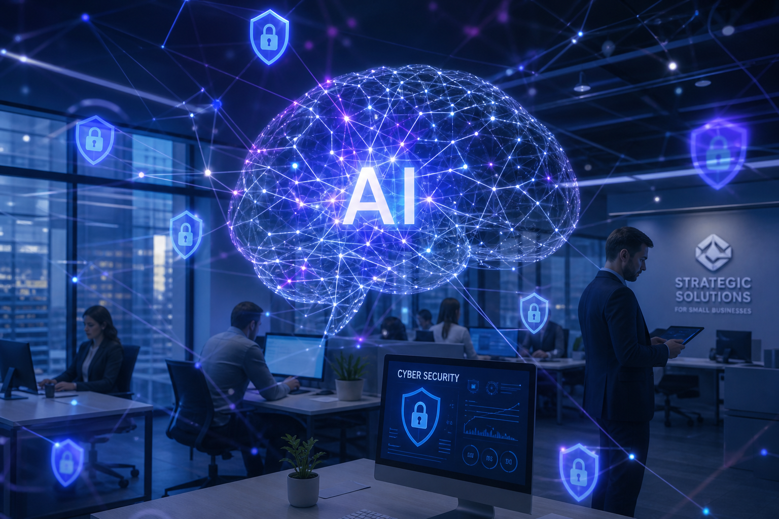 AI cybersecurity for small businesses